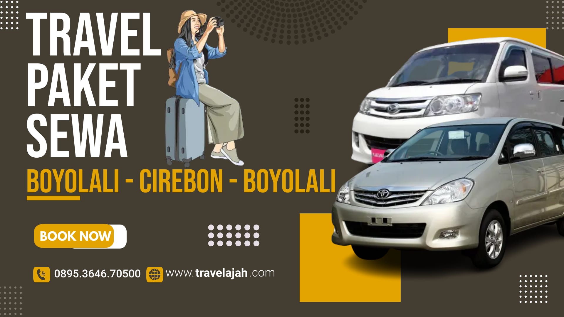 info dan pemesanan travel boyolali cirebon by travelajah
