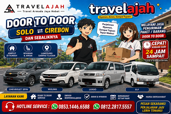 travel door to door jurusan solo cirebon by travel armada jaya hebat