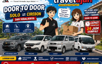 Travel dan Pengiriman Paket / Barang Door to Door Jurusan Solo Cirebon dan sebaliknya by Travelajah