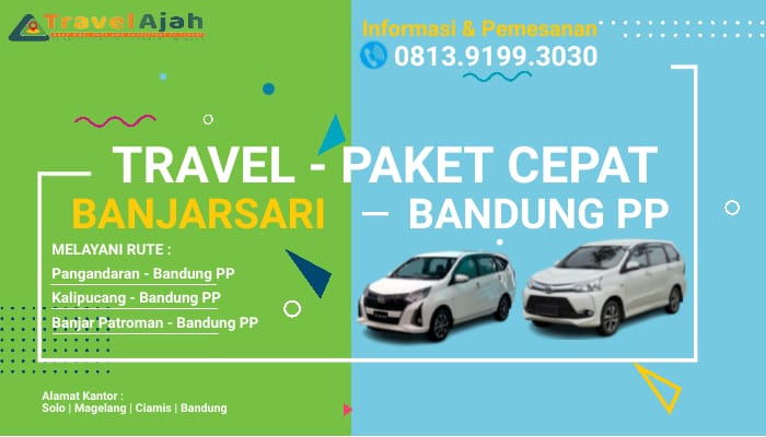 info dan pemesanan travel banjarsari bandung pp