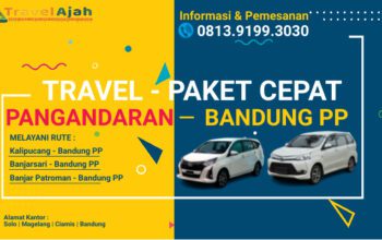 info dan pemesanan travel pangandaran bandung pp