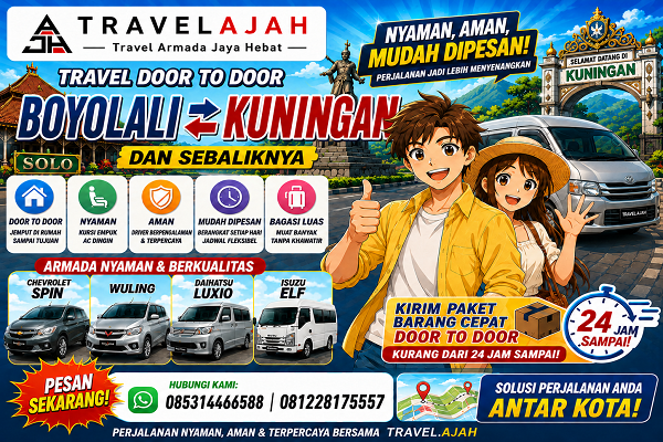 travel door to door jurusan boyolali kuningan by travel armada jaya hebat