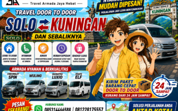 Travel dan jasa pengiriman paket / barang door to door jurusan Solo ke Kuningan dan sebaliknya by travelajah