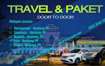 travel, pengirman barang, carter mobil karanganyar bandung pp