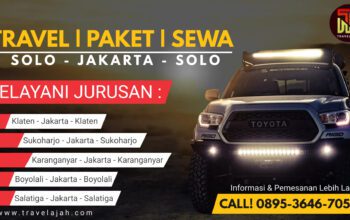 info dan pemesanan travel solo jakarta pp