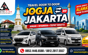 Jasa travel door to door jurusan Jogja Jakarta atau sebaliknya, by travelajah