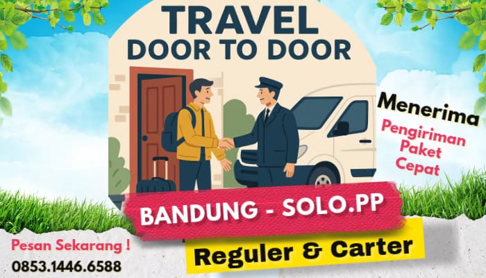 pemesanan travel bandung solo door to door by travelajah.com