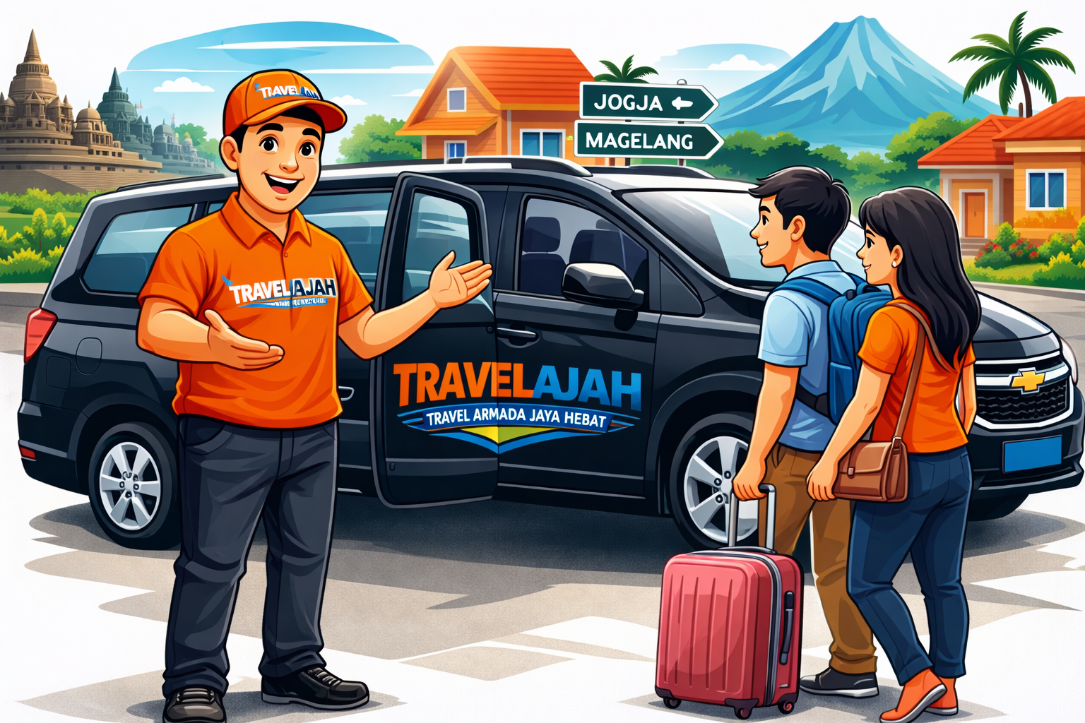travel dan pengirman paket dari jogja ke magelang dan arah sebaliknya by travelajah