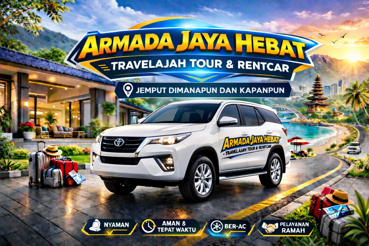 Sewa Mobil Fortuner di Jogja