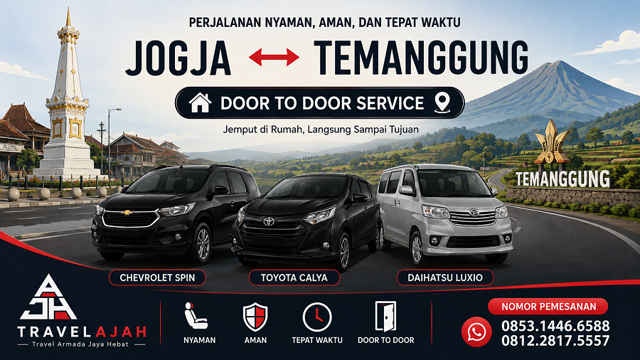 travel door to door jurusan jogja temanggung pp by travel armada jaya hebat
