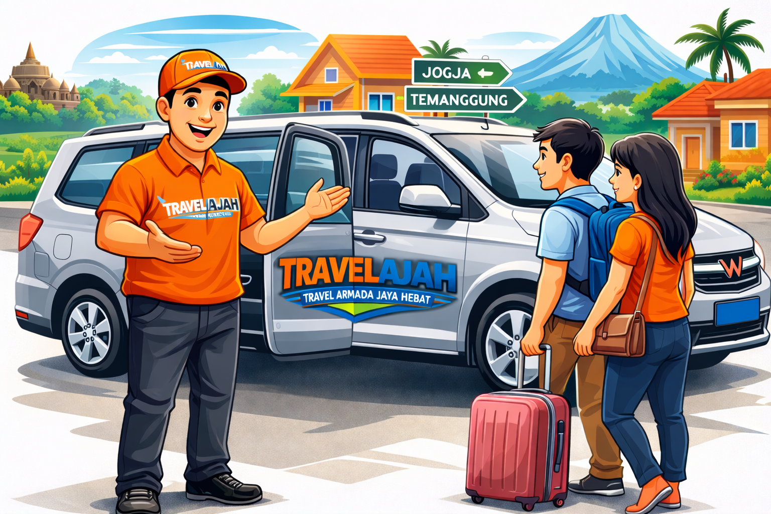 travel jurusan jogja-temanggung dan sebaliknya dengan layanan door to door by travelajah