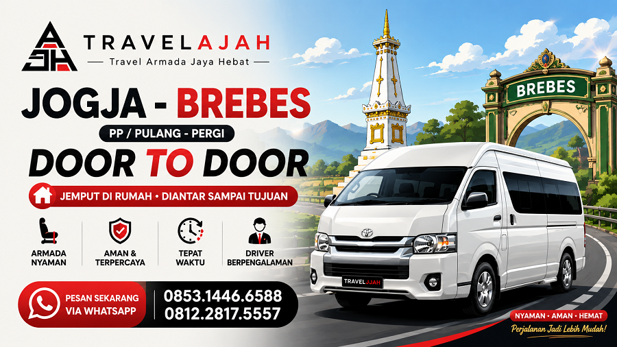 Travel door to door jurusan Jogja Brebes PP by Travel Armada Jaya Hebat
