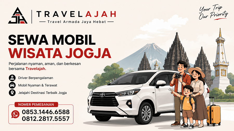 sewa mobil wisata di jogja by travel armada jaya hebat