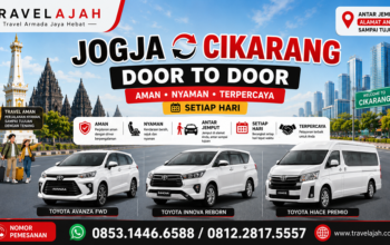 travel jurusan Jogja Cikarang door to door dengan mobil Hiace by Travel Armada Jaya Hebat