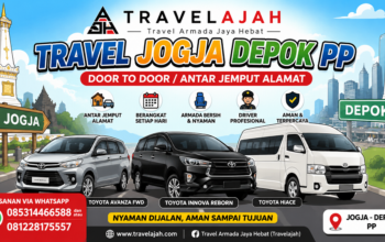 jasa travel door to door jurusan jogja depok atau sebaliknya by travel armada jaya hebat