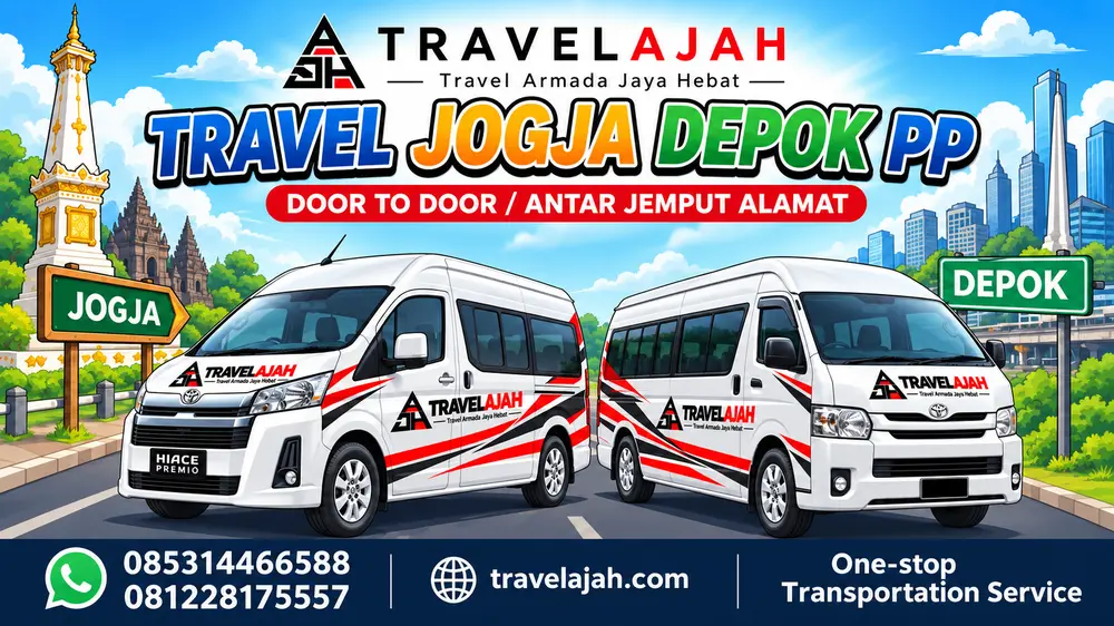 Travel jurusan Jogja ke Depok dari Travel Armada Jaya Hebat