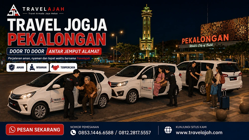 Travel jurusan Jogja ke Pekalongan dengan layanan antar jemput alamat / door to door oleh Travel Armada Jaya Hebat