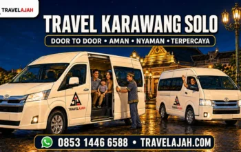 Travel Karawang Solo dengan layanan door to door dan armada Hiace dari Travel Armada Jaya Hebat
