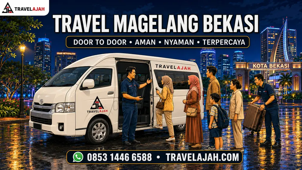 Travel Magelang Bekasi door to door dengan Hiace Commuter Travelajah