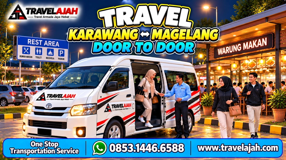 Travel Karawang Magelang dengan layanan door to door oleh Travel Armada Jaya Hebat