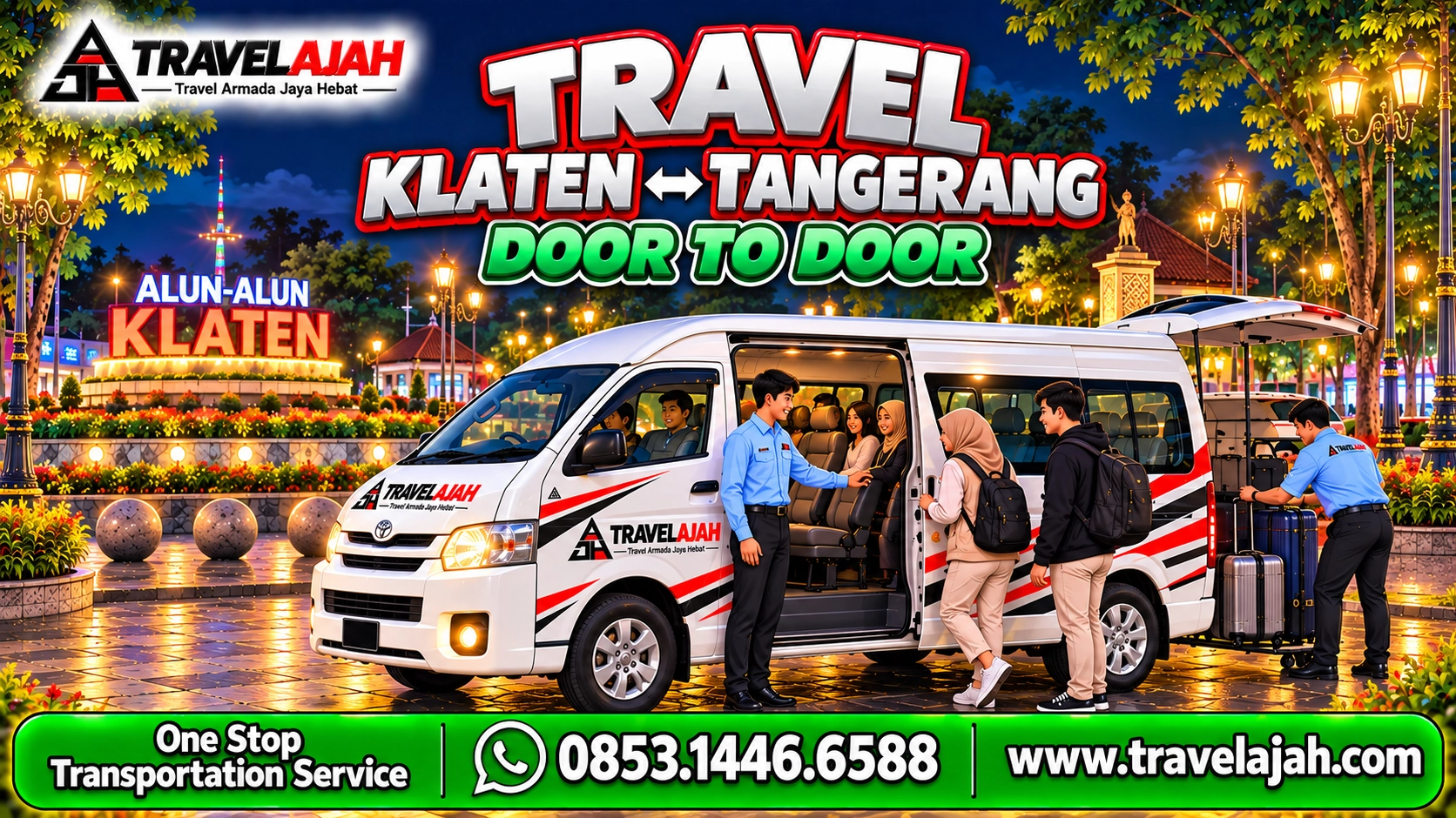 Travel Klaten ke Tangerang dengan layanan door to door oleh Travel Armada Jaya Hebat